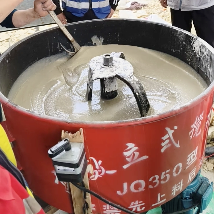 振兴汽轮机余热压缩机导热油设备底座耐高温环氧树脂灌浆料